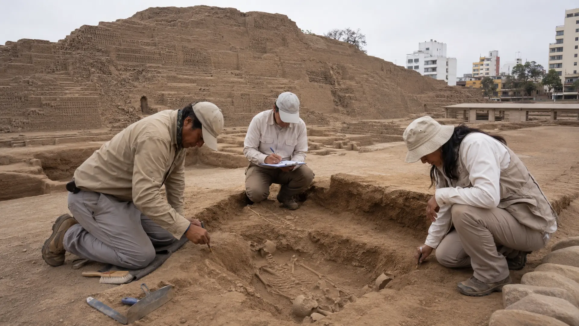 Lima’daki Huaca Pucllana’da 1.400 Yıllık Olası Ritüel Sunu Bulundu