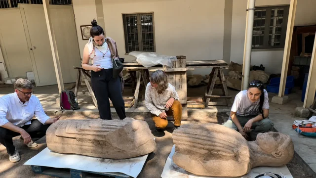 Sardes’te 2.500 Yıllık Dev Heykel Bulundu