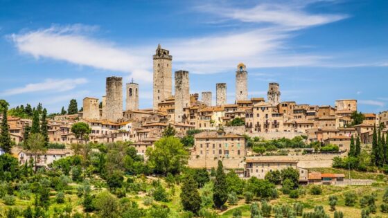 San Gimignano Tarihi Şehir Merkezi